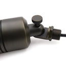 Medium Shroud Spotlights for Outside - Die-Cast Brass, Antique Bronze Finish