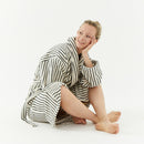 Melika Unisex Striped Robe