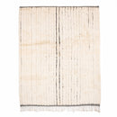 Melodic Monochrome - Luxury Shag Moroccan Rug