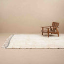 Melodic Monochrome - Luxury Shag Moroccan Rug