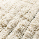 Melodic Monochrome - Luxury Shag Moroccan Rug
