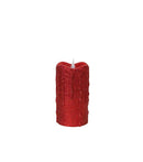 Glittered Dripping candle with moving flame - Final Sale