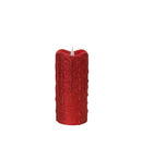 Glittered Dripping candle with moving flame - Final Sale