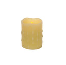 LED Wax Dripping Pillar Candle