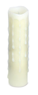 LED Wax Dripping Pillar Candle