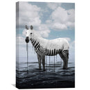 Melting Zebra Canvas
