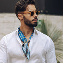 Filippo - Silk Neckerchief - Azure