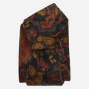 Calvino - Printed Madder Silk Tie - Black