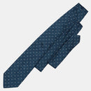 Mattei - Silk Grenadine Tie - Blue