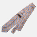 Ponza - Printed Silk Tie - Azure