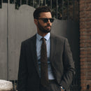Mattei - Silk Grenadine Tie - Brown