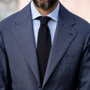 Parisi - Knitted Silk Tie - Navy