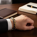 Mens Dragon Scale Bracelet Alloy Metal Symmetrical Wrist Bangle