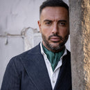 Navona - Silk Ascot Cravat Tie - Green