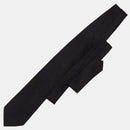 Nero - Black Silk Grenadine Tie