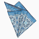 Nebbiolo - Silk Pocket Square - Blue