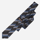Corso - Silk Jacquard Tie - Black & Blue