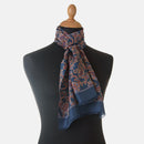 Alessio - Silk Scarf - Navy