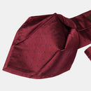 Pisa - Silk Jacquard Tie - Burgundy