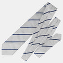 Vittorio - Silk Jacquard Tie - Silver Grey