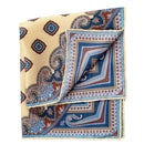 Lugano - Silk Pocket Square - Yellow