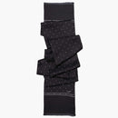 Savona - Slim Silk Scarf - Black