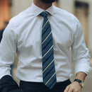 Velletri - Silk Jacquard Tie - Blue