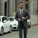 Velletri - Silk Jacquard Tie - Oak
