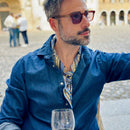 Capri - Silk Neckerchief - Azure