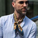 Napoli - Silk Neckerchief - Yellow & Blue