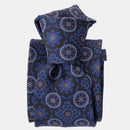 Orlando - Printed Silk Tie - Blue (Std)