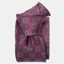 Trento - Silk Jacquard Tie - Raspberry