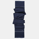 Savona - Slim Silk Scarf - Midnight Blue
