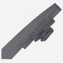 Palio - Printed Silk Tie - Navy