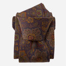Trevi - Printed Madder Silk Tie - Plum
