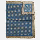Toscana - Silk Neckerchief - Prussian Blue