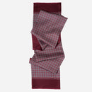 Palazzo - Reversible Silk Scarf - Claret Red