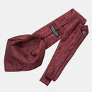 Vienna - Silk Jacquard Tie - Burgundy