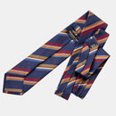 Battisti - Silk Jacquard Tie - Navy