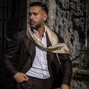 Pasquino - Reversible Silk Scarf - Sand