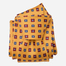 Siracusa - Printed Silk Tie - Sunflower Yellow