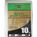Merit Pro 02080 9' x 12' (2.74m x 3.66m) 10 oz. Heavy Weight Butyl Drop Cloth