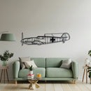 BF 109 Metal Aircraft Wall Art - NCP0035