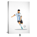 Messi Angles Canvas