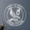 Custom Metal Wall Art - Personalized Patriotic Eagle Sign