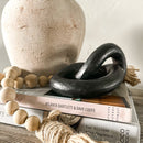 Chunky Metal Knot Decor, Set of 2