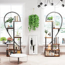 Metal Plant Stand 6-Tier Half Heart