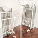 Freestanding Ornate Towel Stand