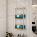 2-Tier Bathroom Shelf, Towel Storage for Bathroom