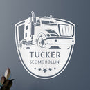 Custom Metal Wall Art - Personalized Trucking Sign